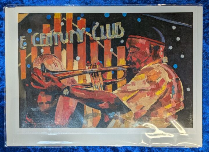 The Trumpet Player - At Twinwood Greetings Card