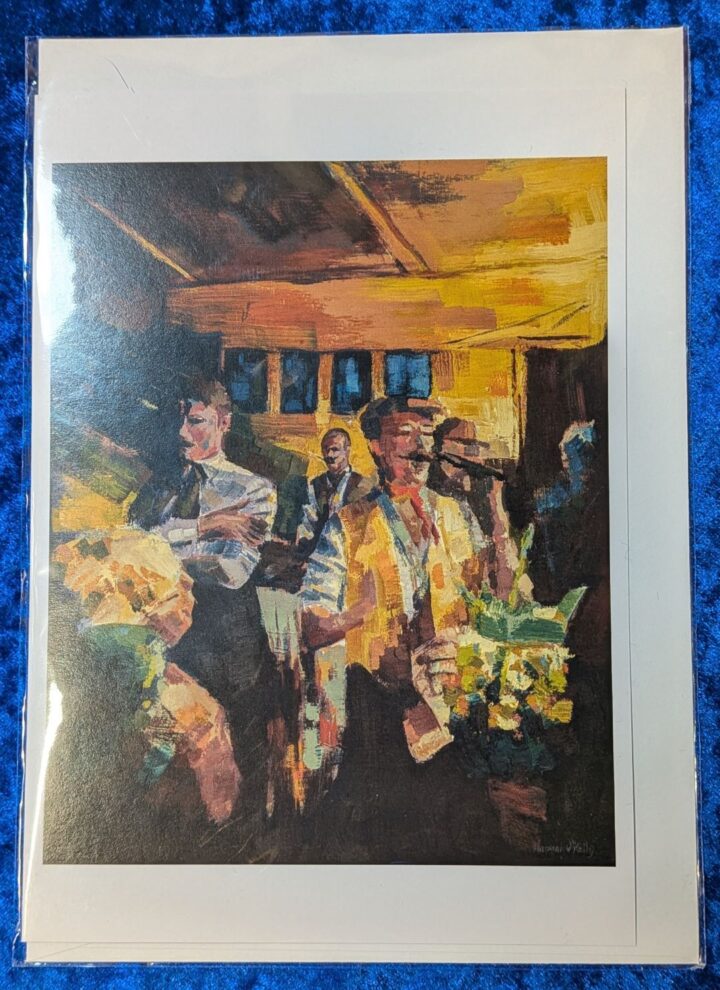 In the Nags Head at Twinwood 2 Greetings Card