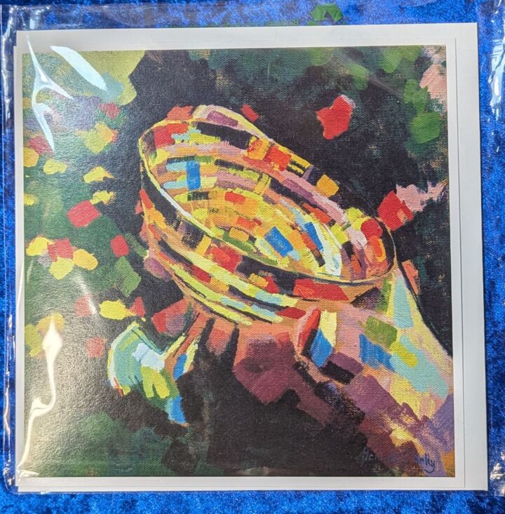 Vintage Champagne Saucer 2 card