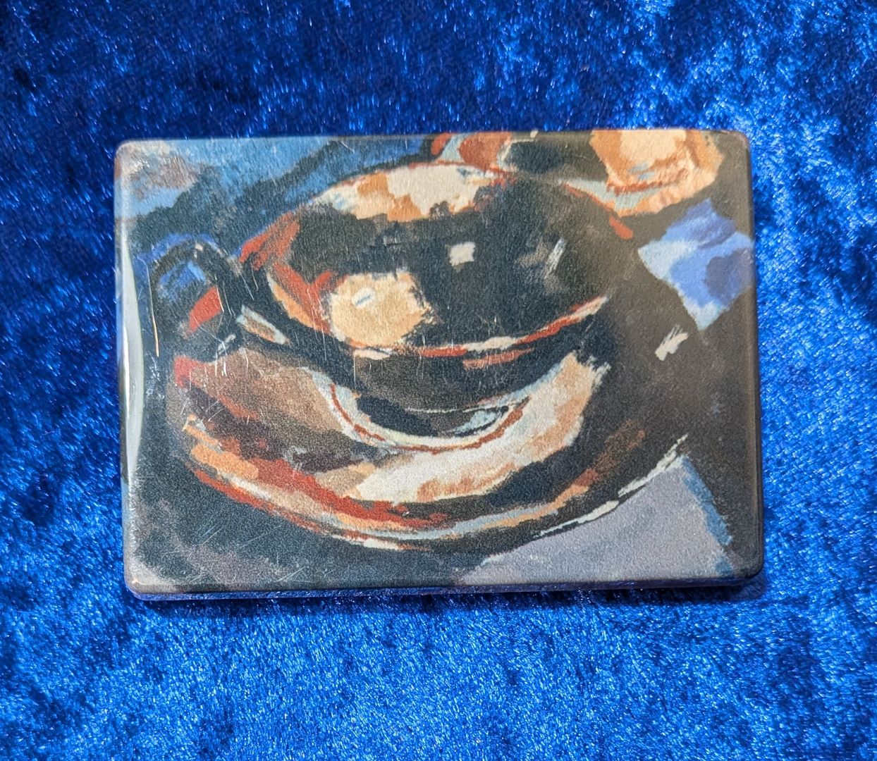 Fire Damaged Cup & Saucer 4 Fridge Magnet - Image 2