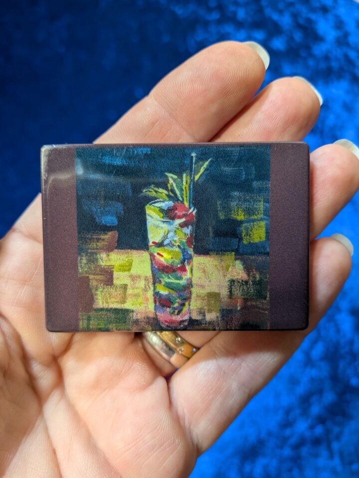 Fruity Cocktail Fridge Magnet