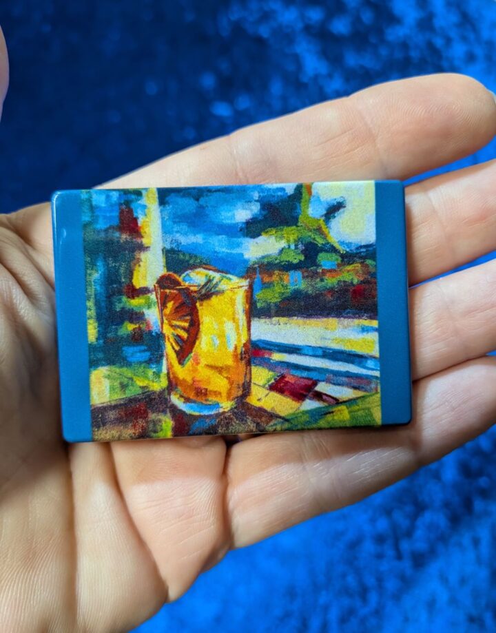 Rum Punch Fridge Magnet