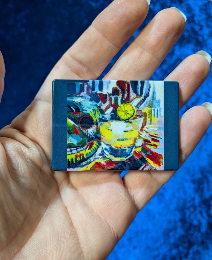 Oleo Margarita Perfecta Fridge Magnet