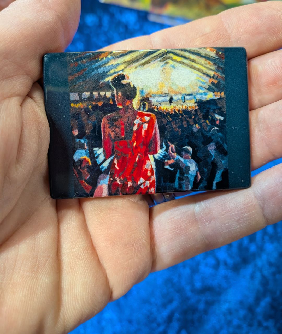 Rosy Rivets at Twinwood Festival Fridge Magnet