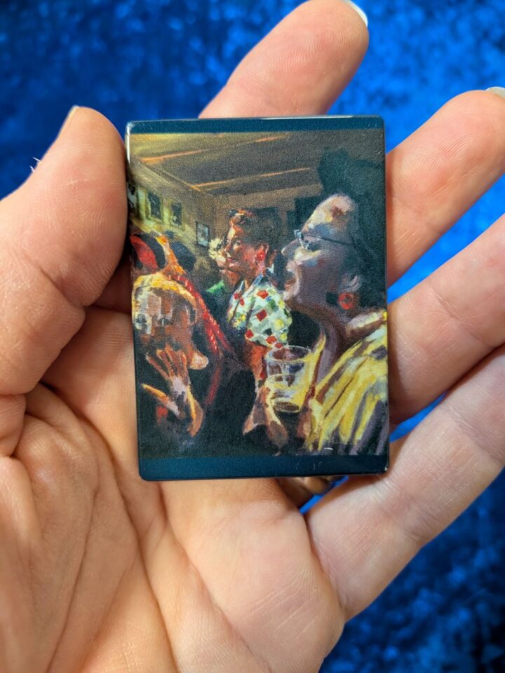 In The Nags Head at Twinwood Fridge Magnet