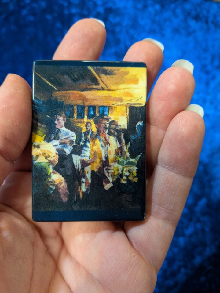 In The Nags Head at Twinwood 2 Fridge Magnet