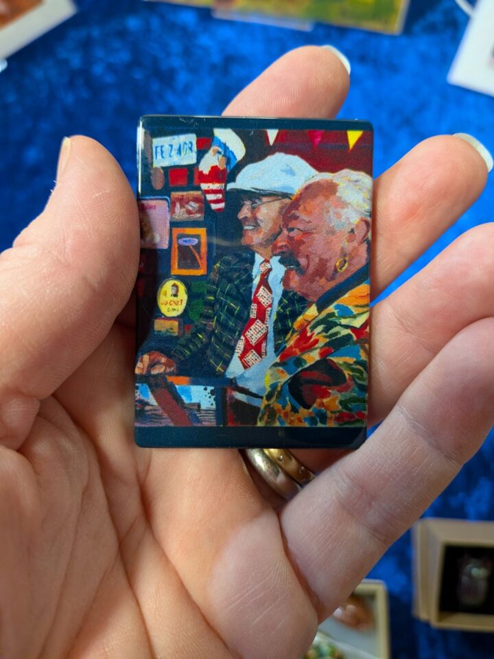 At The Fez Fridge Magnet